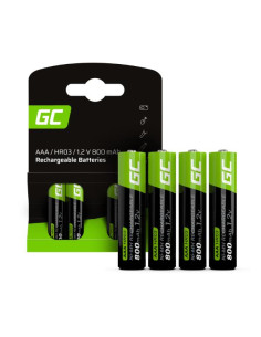 RECH BATTERIES 4XAAA HR03 800MA