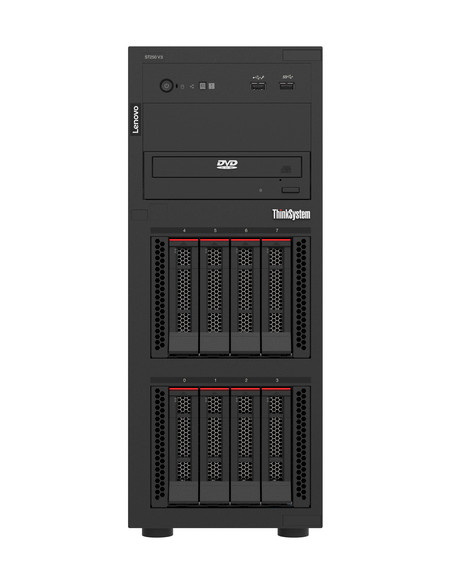 Lenovo ThinkSystem ST250 V3 server 1,92 TB Tower Intel® Xeon® 6353P 2,7 GHz 32 GB DDR5-SDRAM 800 W