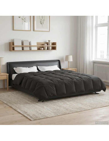 Piumone Completo Annuale Antracite 200 x 220 cm Microfibra