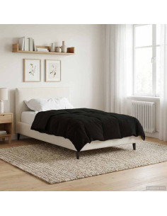 Piumone Completo Annuale Nero 135 x 200 cm Microfibra