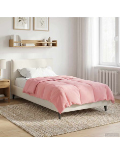 Piumone Completo Annuale Rosa 140 x 220 cm Microfibra