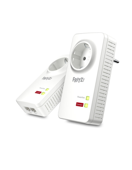 Powerline FRITZ! 1220 Set INT 1200 Mbit/s Collegamento ethernet LAN Bianco 2 pz