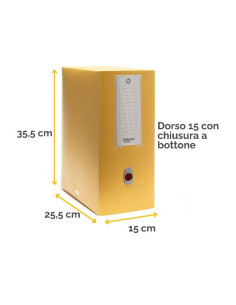 SCATOLA PROGETTO HOLOS D15 GIALLO