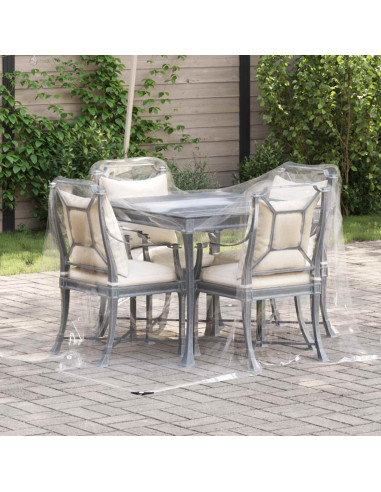 Telo con Occhielli Trasparente 2 x 2 m Polietilene