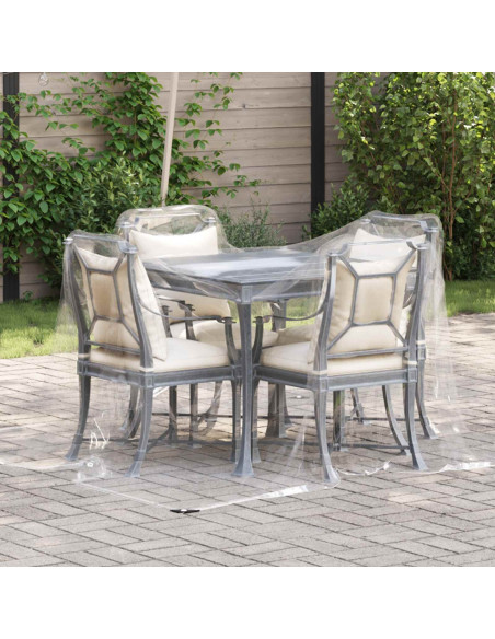 Telo con Occhielli Trasparente 2 x 2 m Polietilene