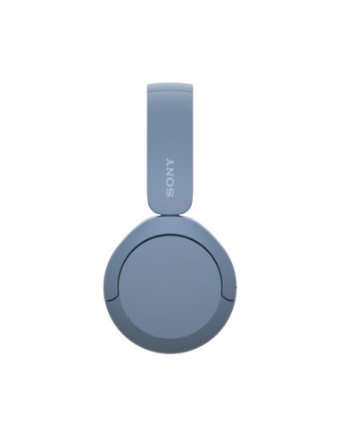 Sony Cuffie Bluetooth wireless WH-CH520 - Durata della batteria fino a 50 ore con ricarica rapida, stile on-ear - Blu