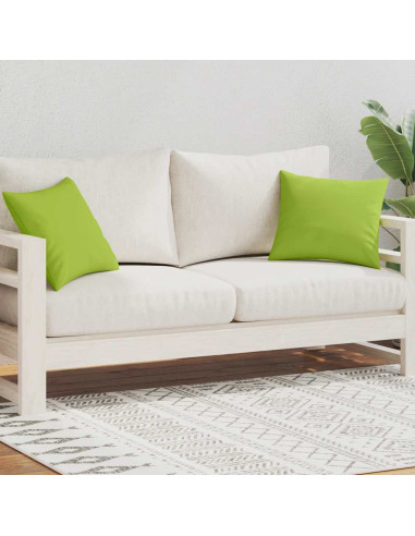 Cuscini da Esterno 2 pz 45x45 cm Verde Mela