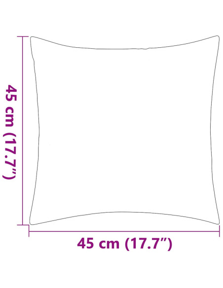 Cuscini da Esterno 2 pz 45x45 cm Verde Mela