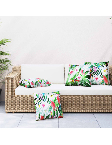 Cuscini Decorativi 4 pz Multicolore 40x40 cm in Tessuto