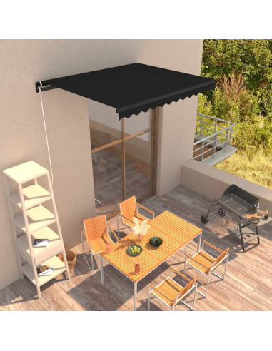 Tenda da Sole Retrattile Manuale 350x250 cm Antracite
