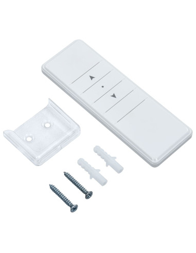 Tenda da Sole Automatica LED Sensore Vento 3,5x2,5 m Blu Bianca