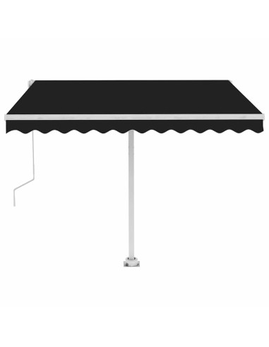 Tenda Automatica con Sensore Vento e LED 350x250 cm Antracite