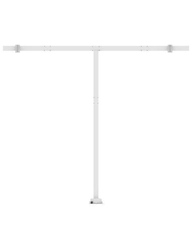 Tenda Automatica con Sensore Vento e LED 350x250 cm Blu Bianca