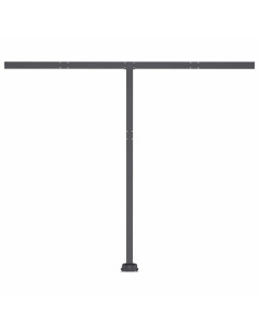 Tenda da Sole Manuale Autoportante Manuale 350x250 cm Crema