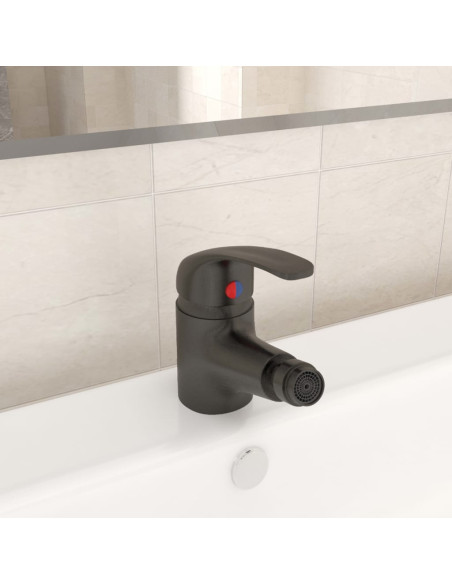 Rubinetto Miscelatore per Bidè Grigio 13x12 cm