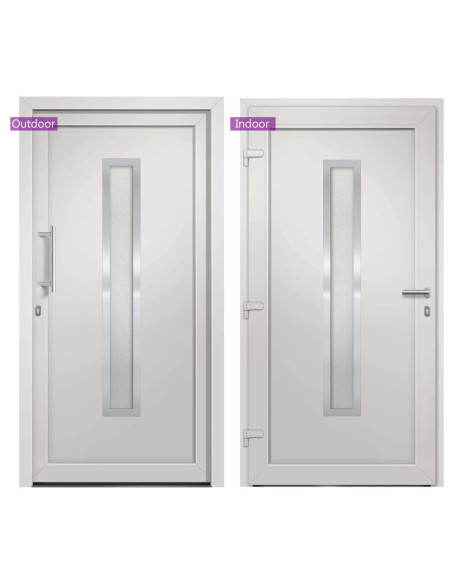 Porta di Ingresso Bianca 98x190 cm