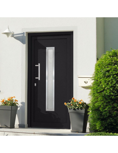 Porta di Ingresso Antracite 98x208 cm