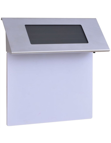 Luce Solare a LED per Numero Civico in Acciaio Inossidabile
