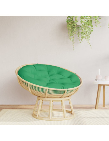 Cuscino Rotondo Verde Ø 100x11 cm in Tessuto Oxford