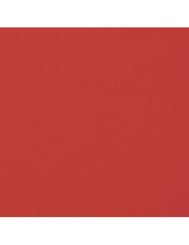 Cuscino Rotondo Rosso Ø 100x11 cm in Tessuto Oxford