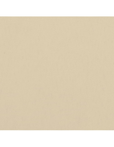 Cuscino Rotondo Beige Ø 60x11 cm in Tessuto Oxford