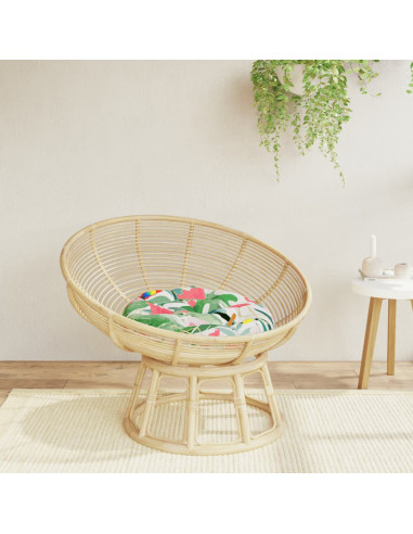 Cuscino Rotondo Multicolore Ø 60x11 cm in Tessuto Oxford