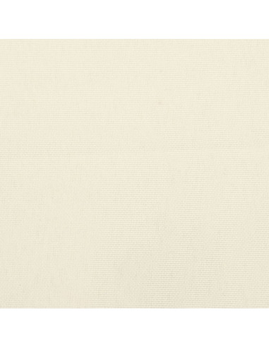 Cuscino Rotondo Crema Ø 60x11 cm in Tessuto Oxford