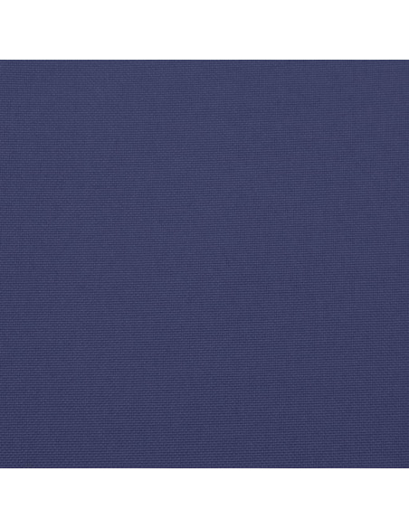 Cuscino Rotondo Blu Marino Ø 60x11 cm in Tessuto Oxford