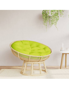 Cuscino Rotondo Verde Chiaro Ø 100x11 cm in Tessuto Oxford