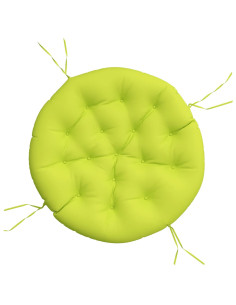 Cuscino Rotondo Verde Chiaro Ø 100x11 cm in Tessuto Oxford 2