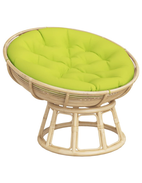 Cuscino Rotondo Verde Chiaro Ø 100x11 cm in Tessuto Oxford