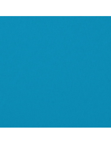 Cuscino Rotondo Blu Chiaro Ø 100x11 cm in Tessuto Oxford