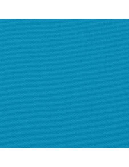 Cuscino Rotondo Blu Chiaro Ø 100x11 cm in Tessuto Oxford