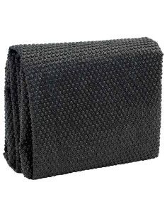 Pellicola Galleggiante Solare PE Piscina 1000x600 cm Nero e Blu