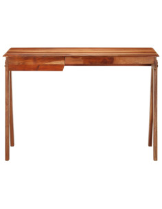 Scrivania con Cassetto 110x50x77 cm in Legno Massello di Acacia