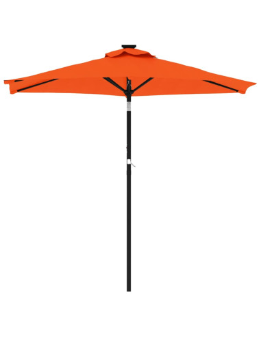 Ombrellone Giardino con Palo Acciaio Terracotta 225x225x212 cm