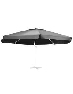 Telo di Ricambio per Ombrellone Antracite 610 cm