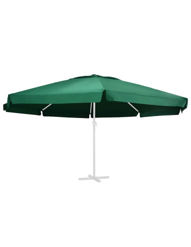 Telo di Ricambio per Ombrellone Verde 610 cm