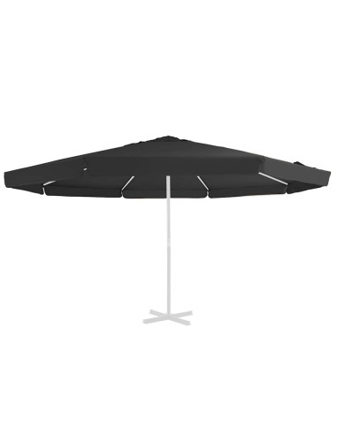 Telo di Ricambio per Tenda da Sole Nero 515 cm