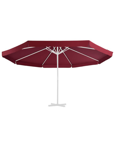 Telo di Ricambio per Tenda da Sole Rosso Bordò 515 cm