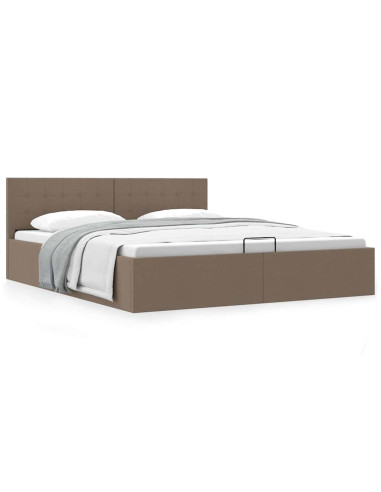 Giroletto con Contenitore Grigio Talpa in Tessuto 180x200 cm