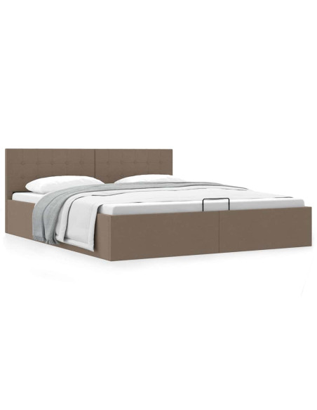 Giroletto con Contenitore Grigio Talpa in Tessuto 180x200 cm