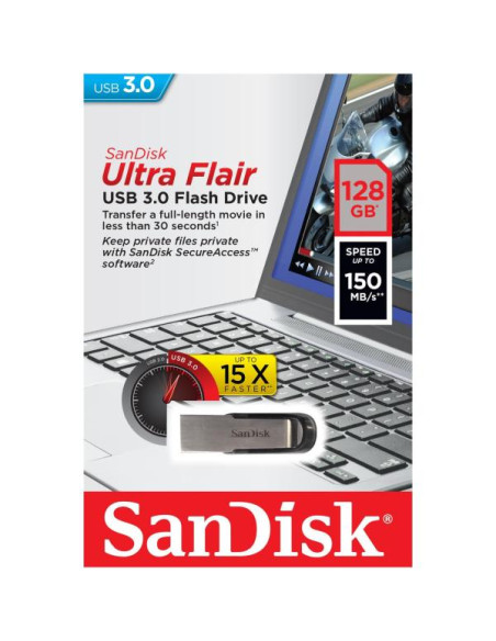 CHIAVETTA USB ULTRA FLAIR 3.0 128GB