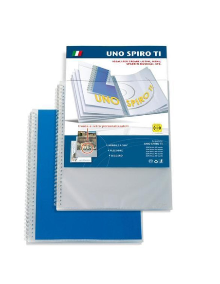 PORTALIST UNOTI 22X30 50 BLU SPIRAL