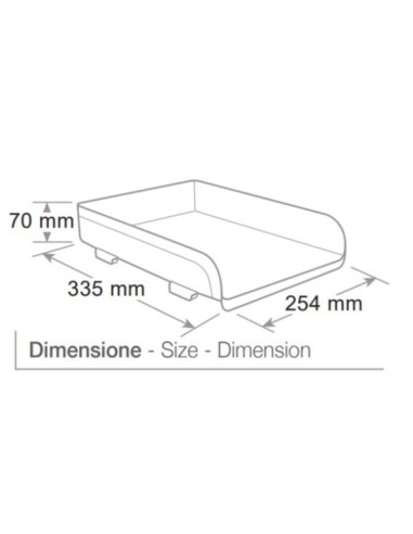 PORTACORRISP MYDESK NERO
