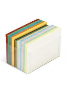 CF100BUSTE CART. COLORI ASS 9X14 2