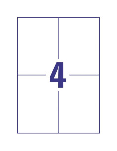 ETICHETTE BIANCO 105X148MM 20FF