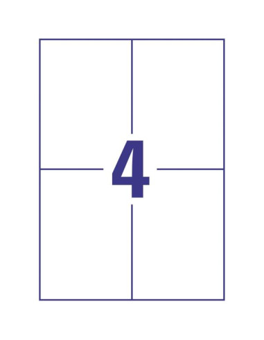 ETICHETTE BIANCO 105X148MM 20FF