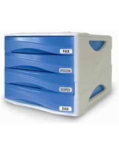 CASSETTIERA 4 CASSETTI AZZ TR