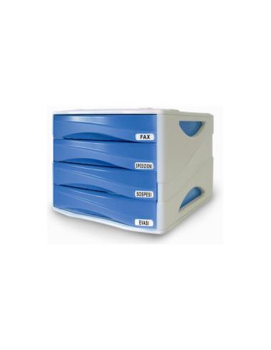 CASSETTIERA 4 CASSETTI AZZ TR